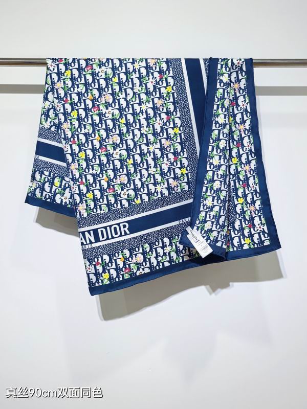 Dior silk scarf 90X90cm E0508200